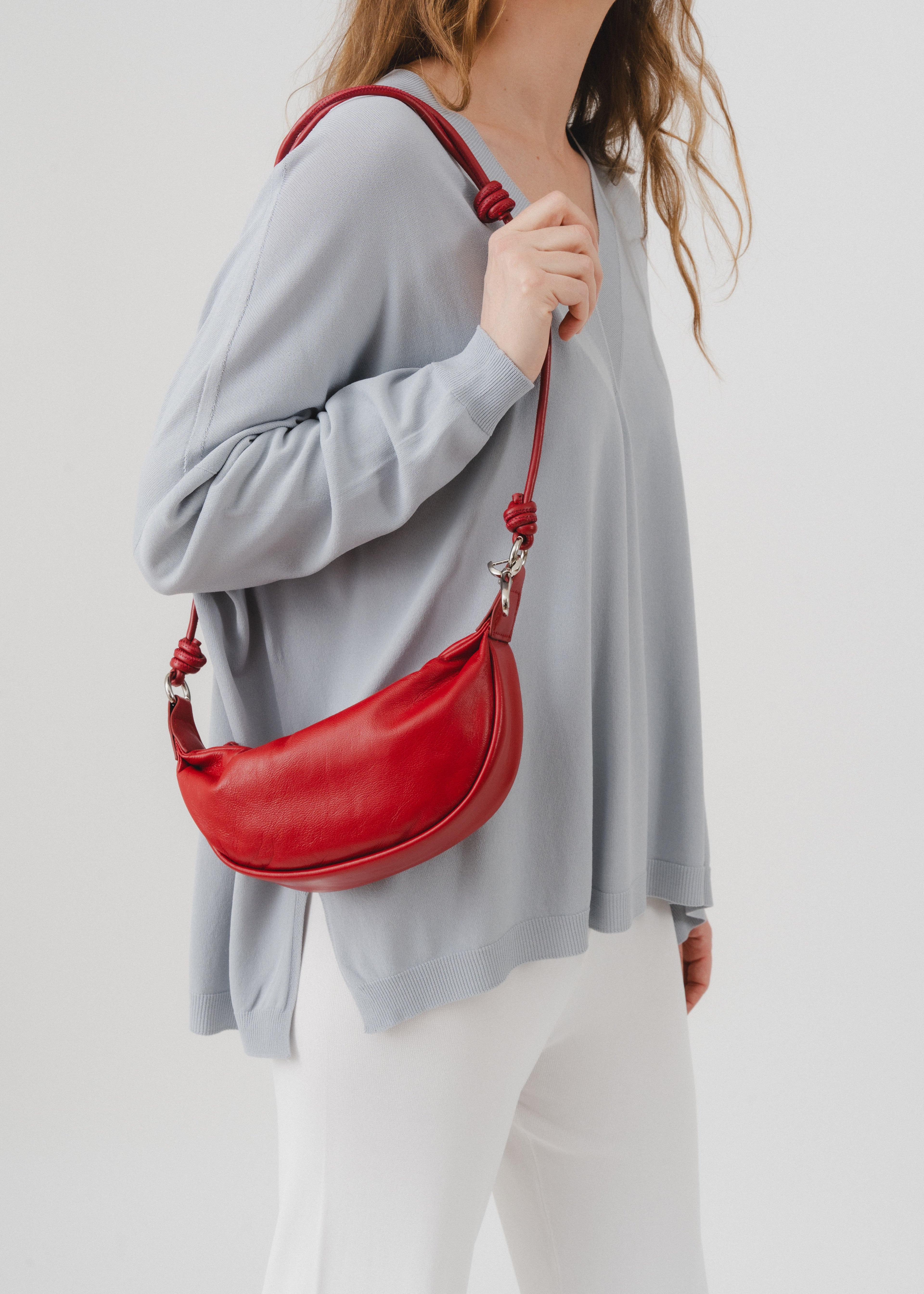 Sac banane en cuir d'agneau Shay