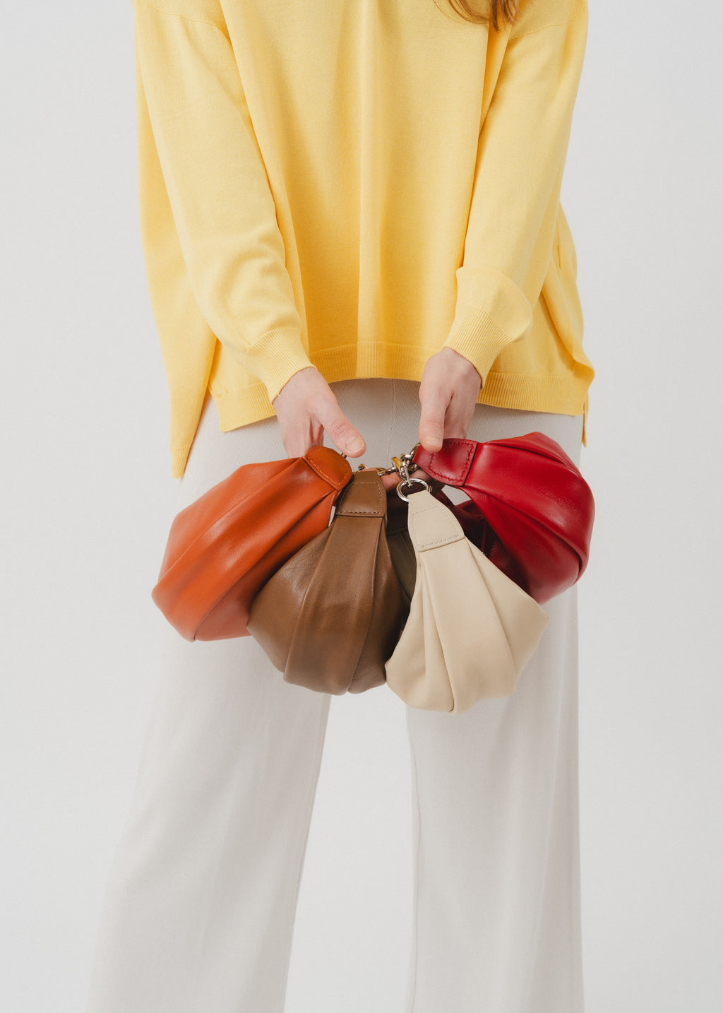 Sac banane en cuir d'agneau Shay