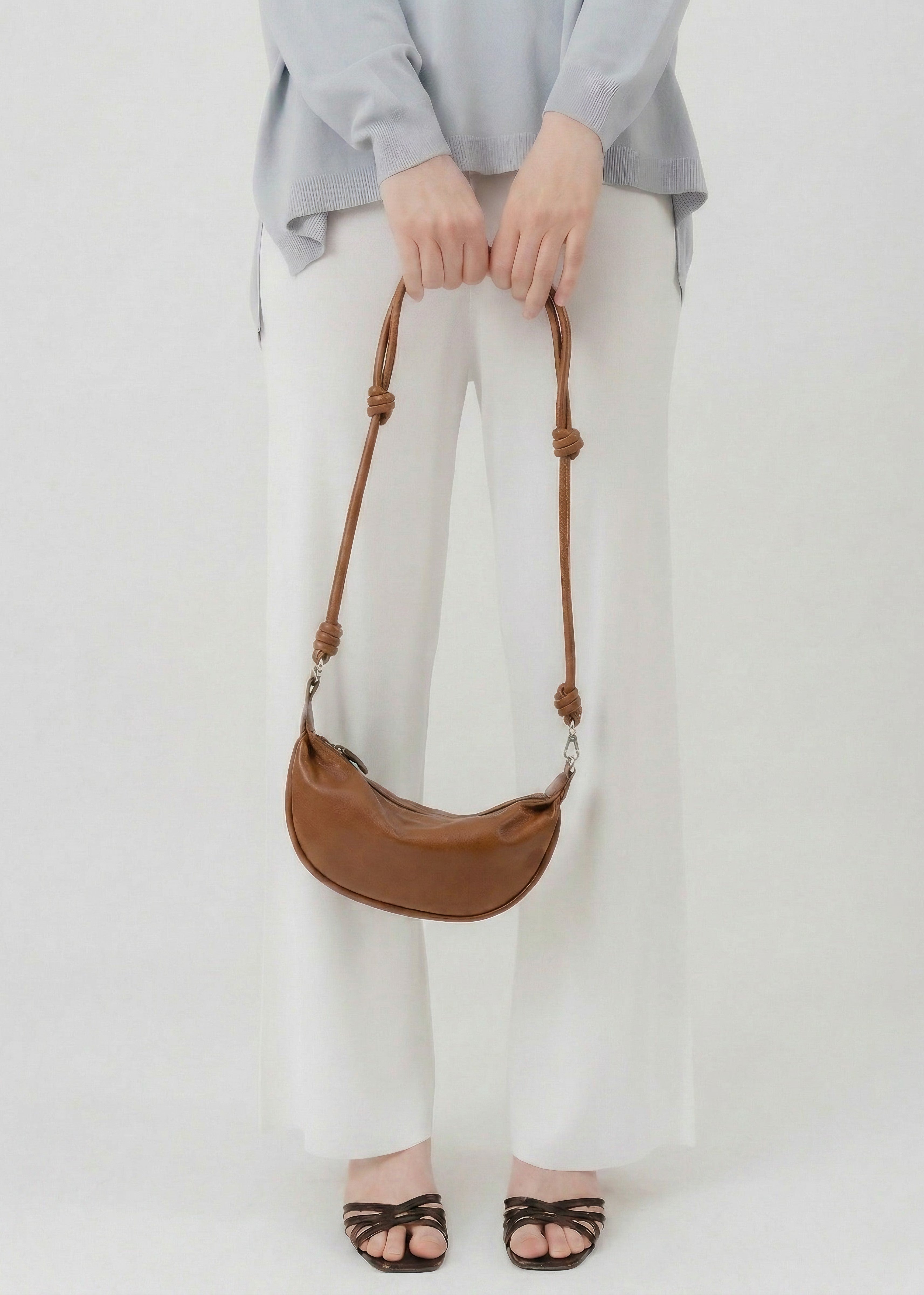 Sac banane en cuir d'agneau Shay