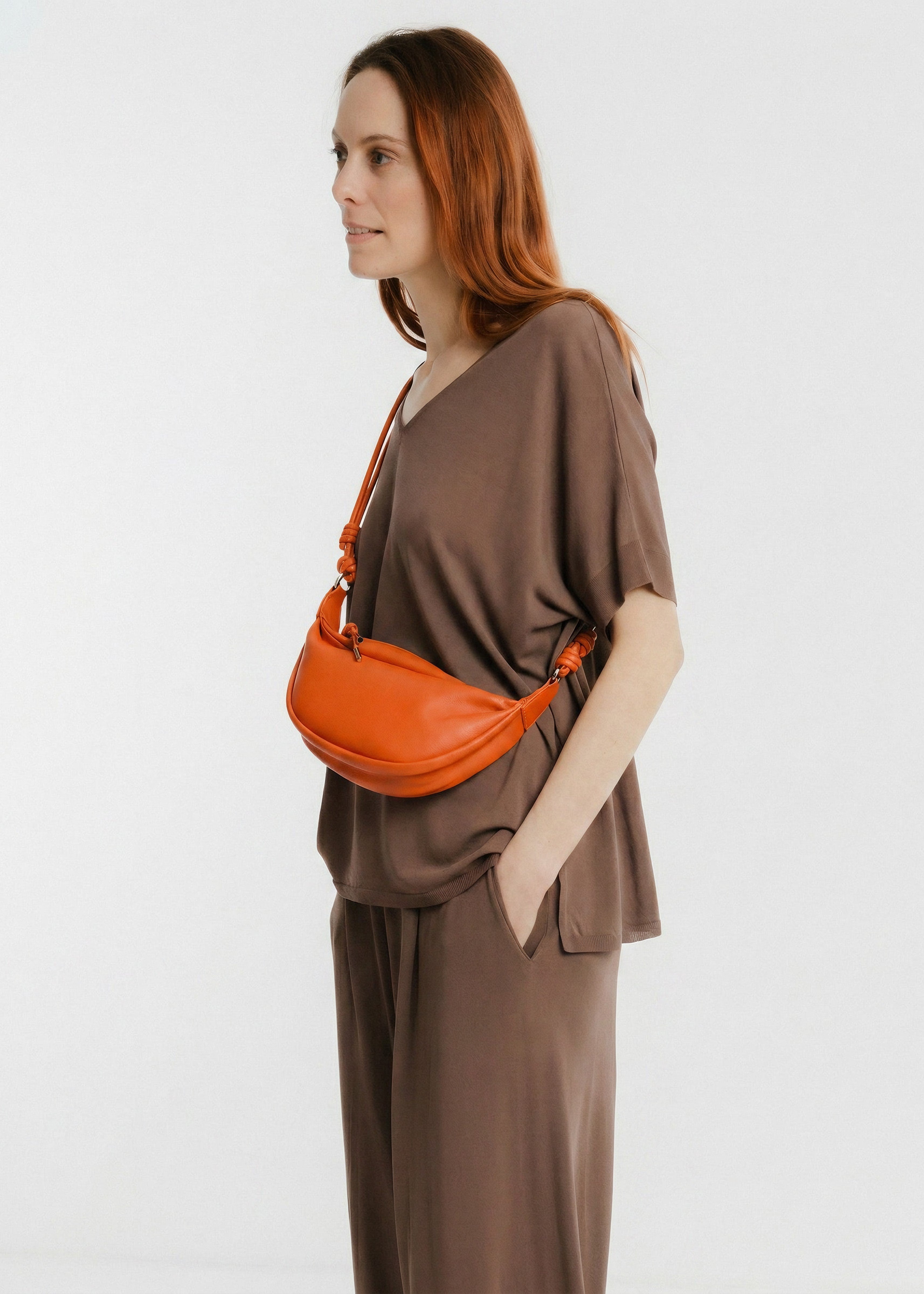 Sac banane en cuir d'agneau Shay
