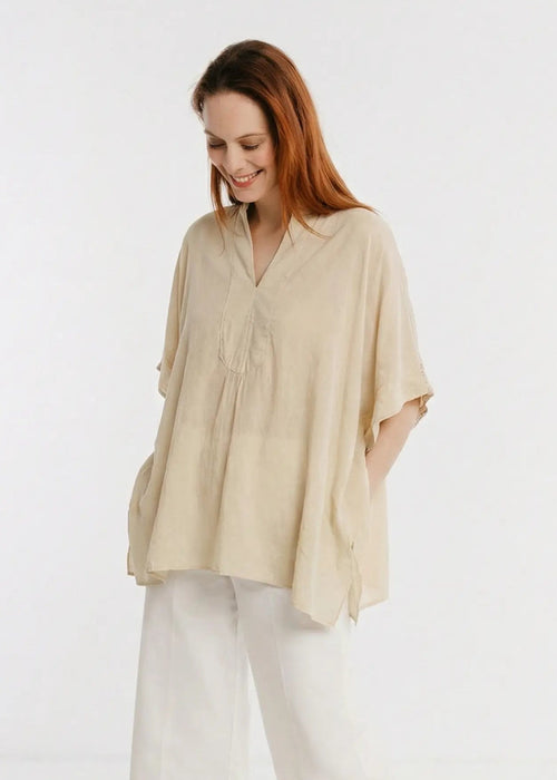 Blouse en coton ajourée Paula