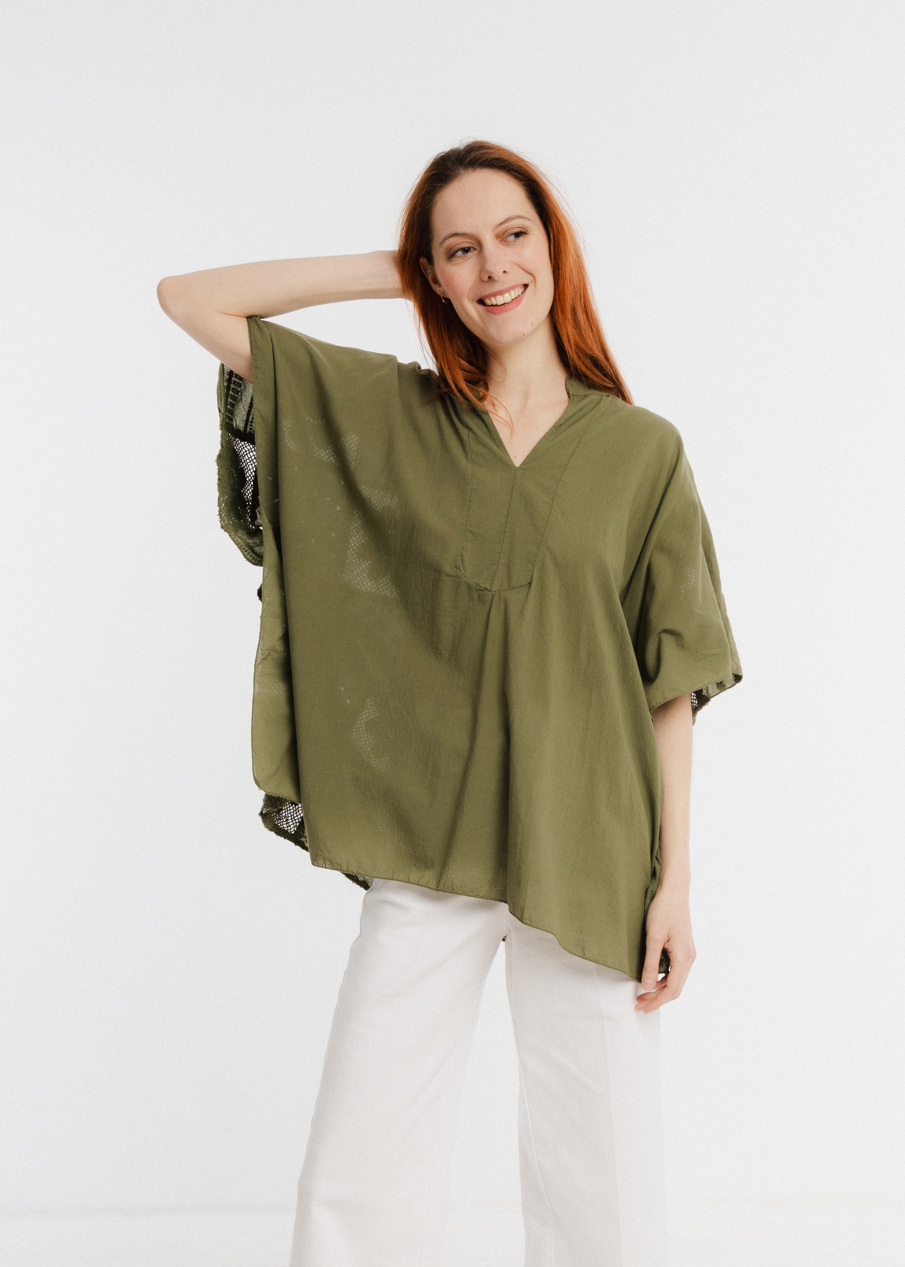 Blouse en coton ajourée Paula