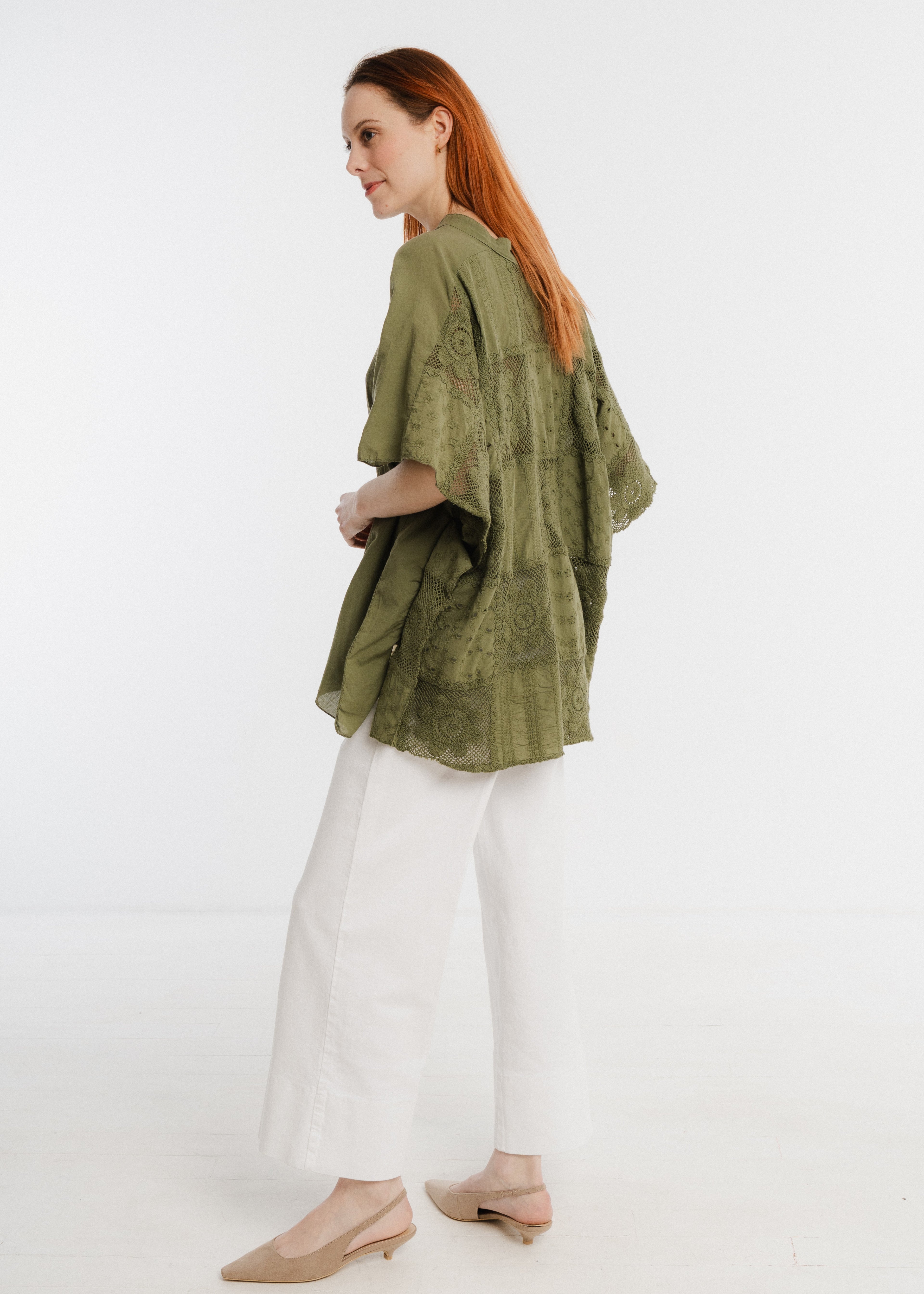Blouse en coton ajourée Paula