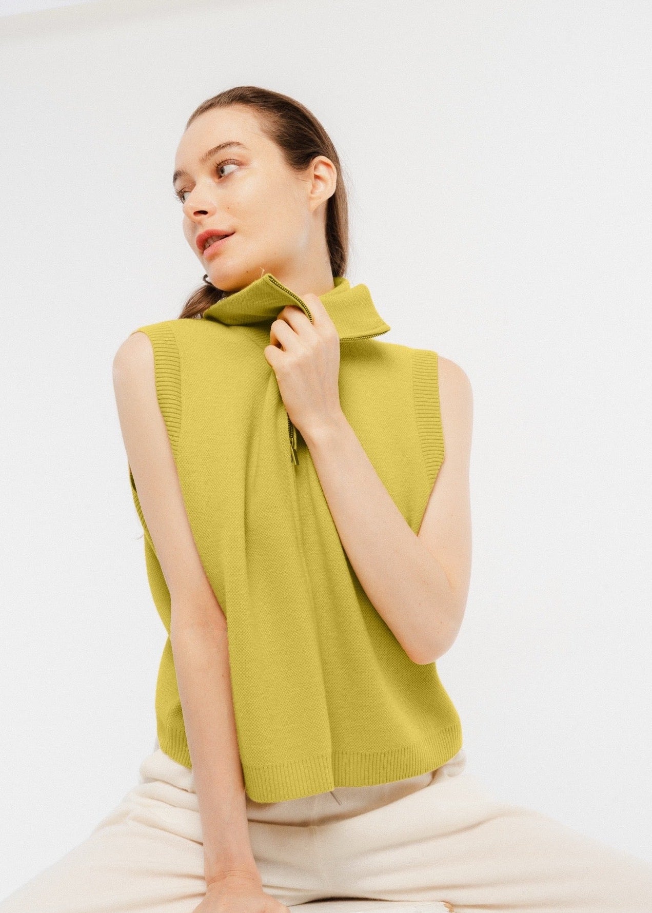 Veste en laine mérinos