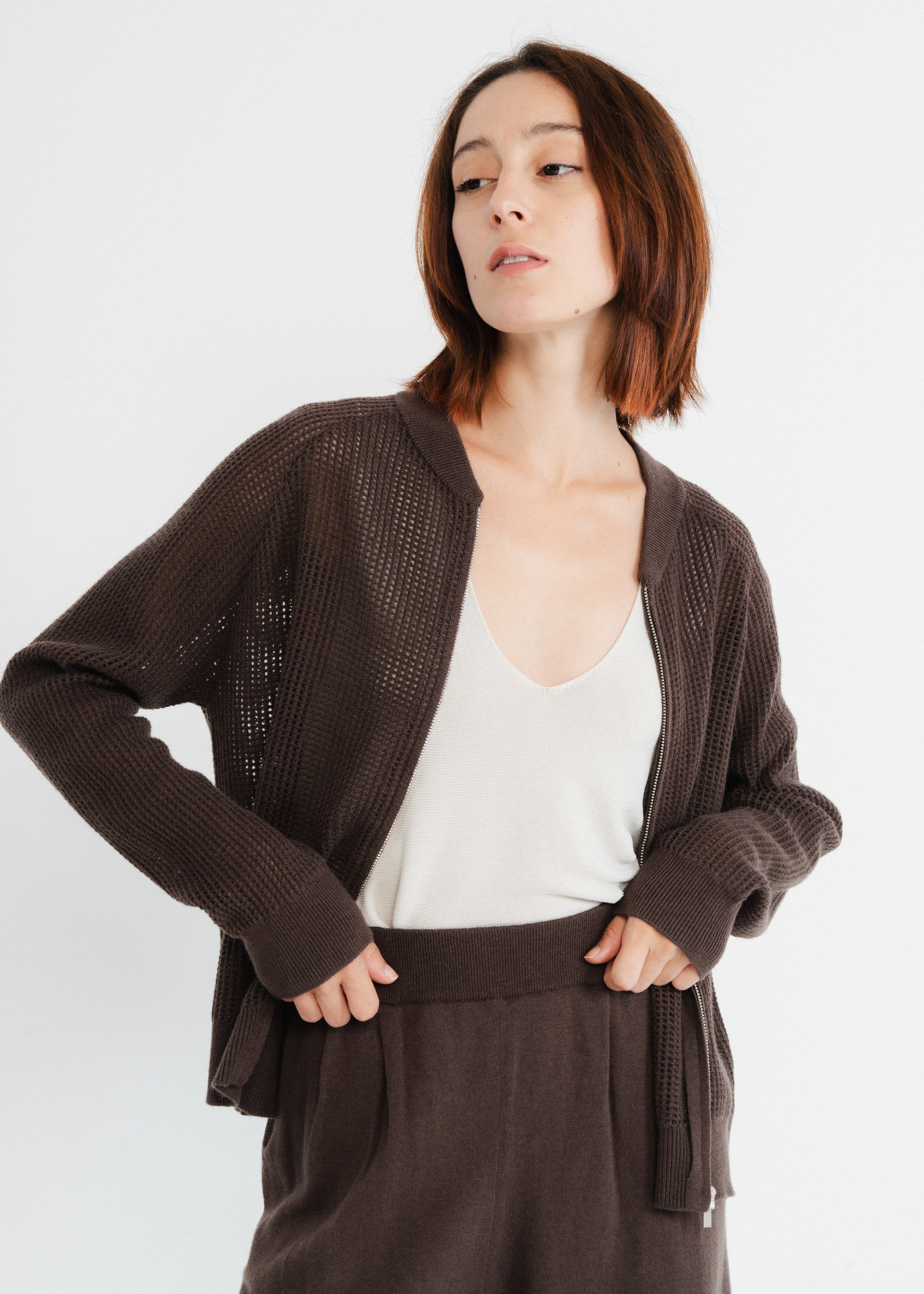 Cardigan ajouré Olivia