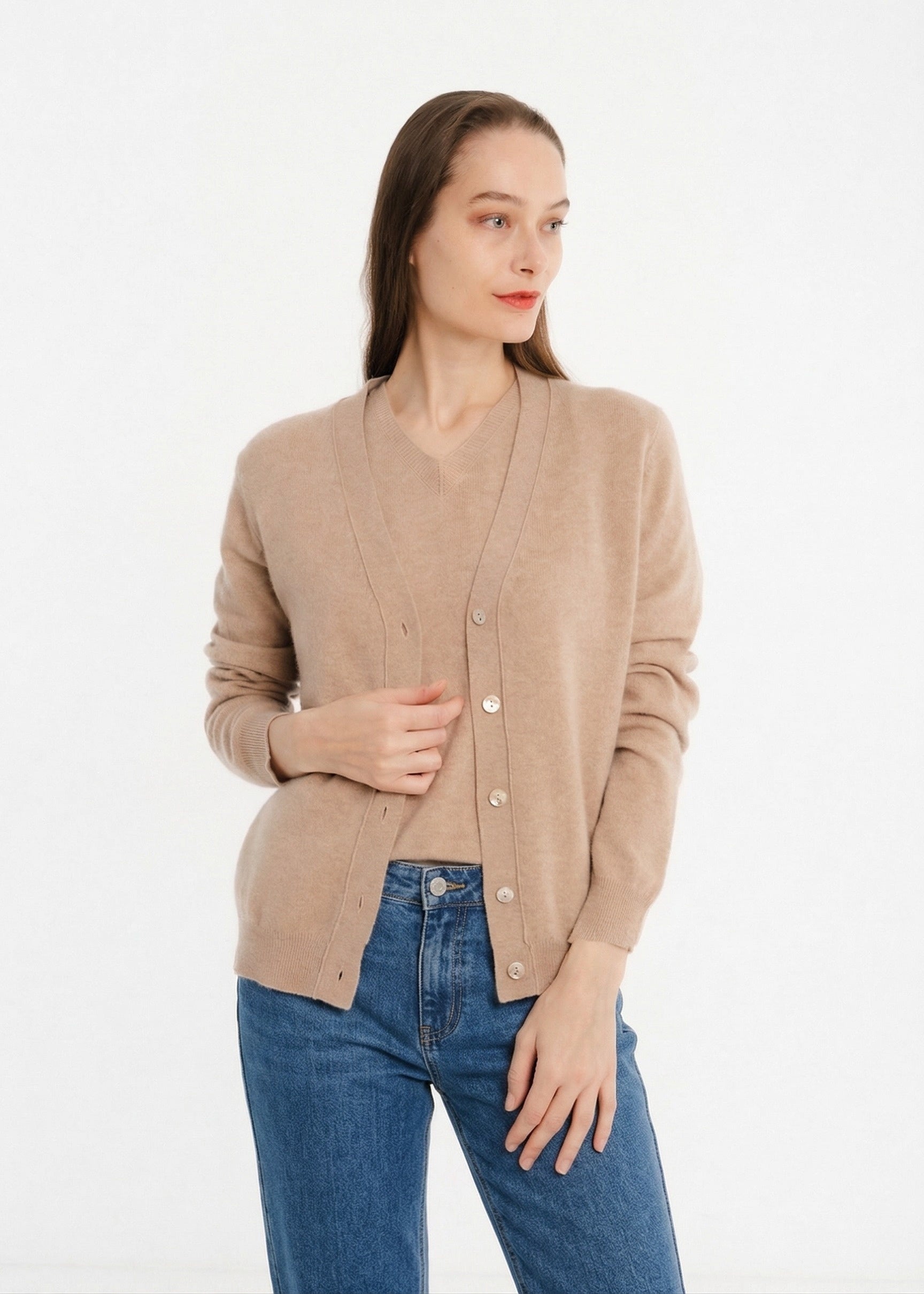 Cardigan en cachemire laine Lana