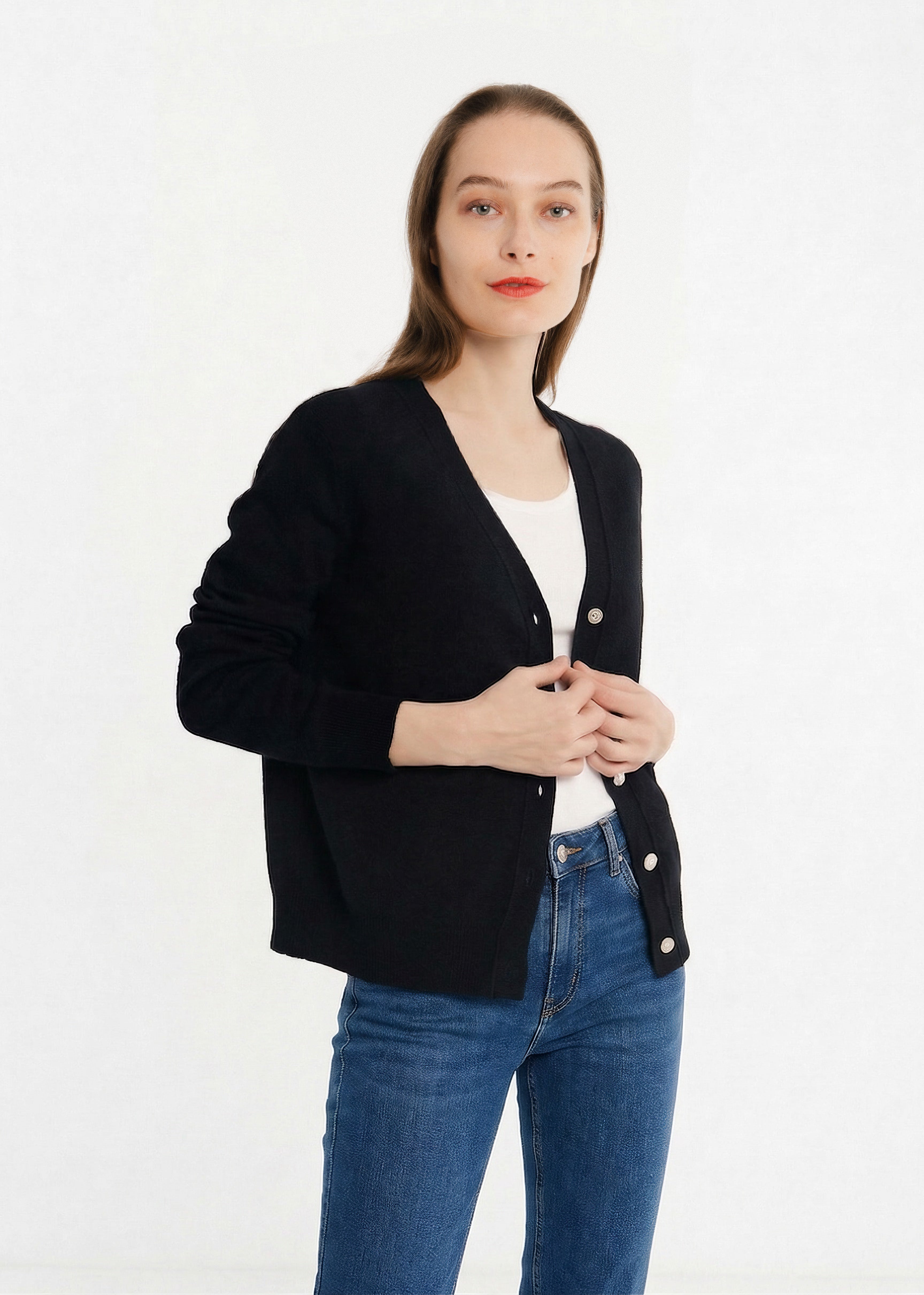 Cardigan en cachemire laine Lana