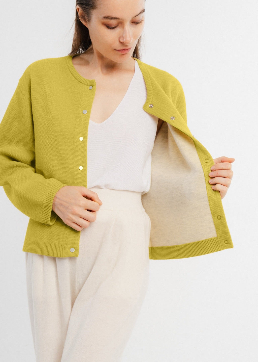 Veste en laine mérinos Capucine