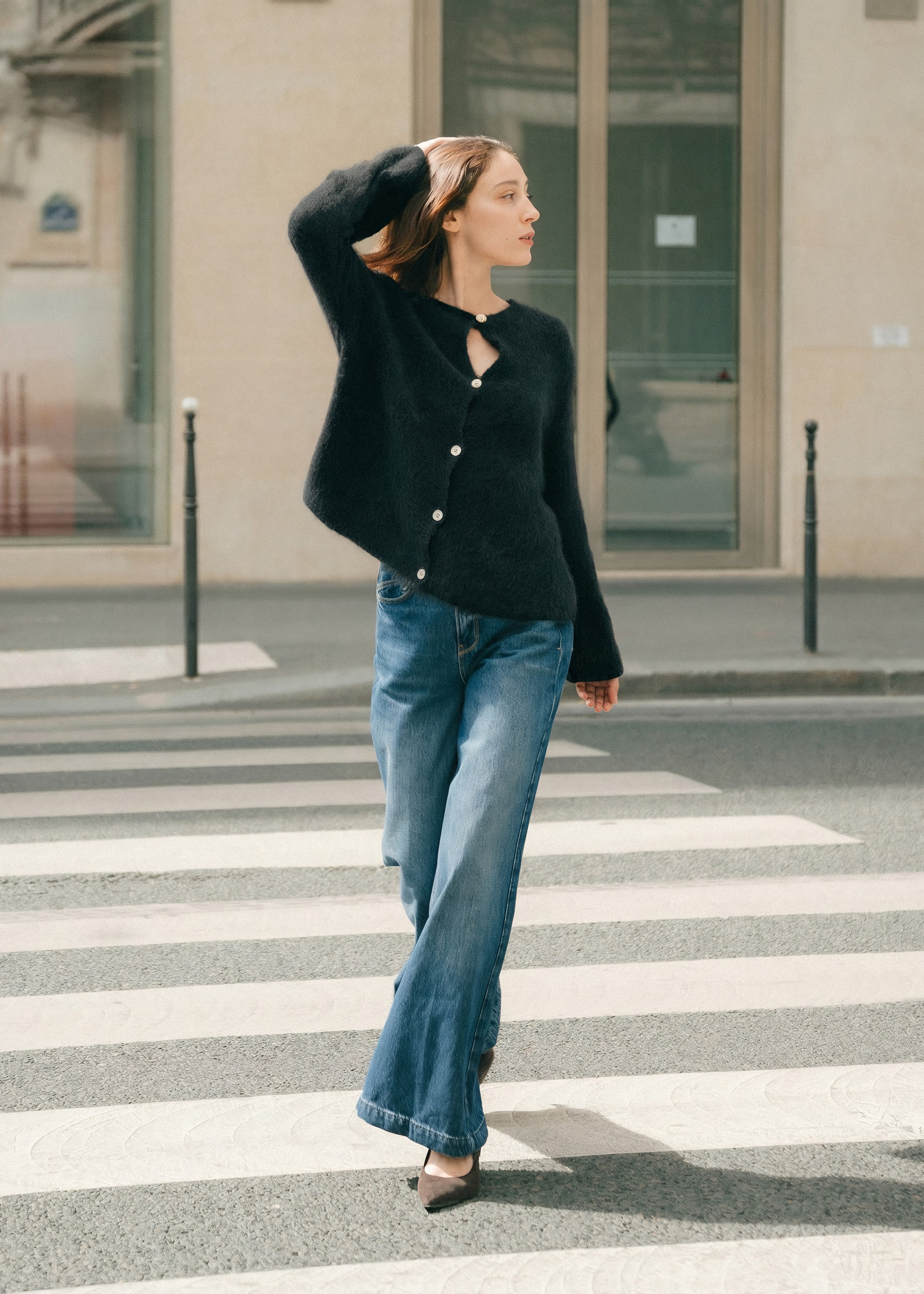 Cardigan en Baby Alpaga Jules