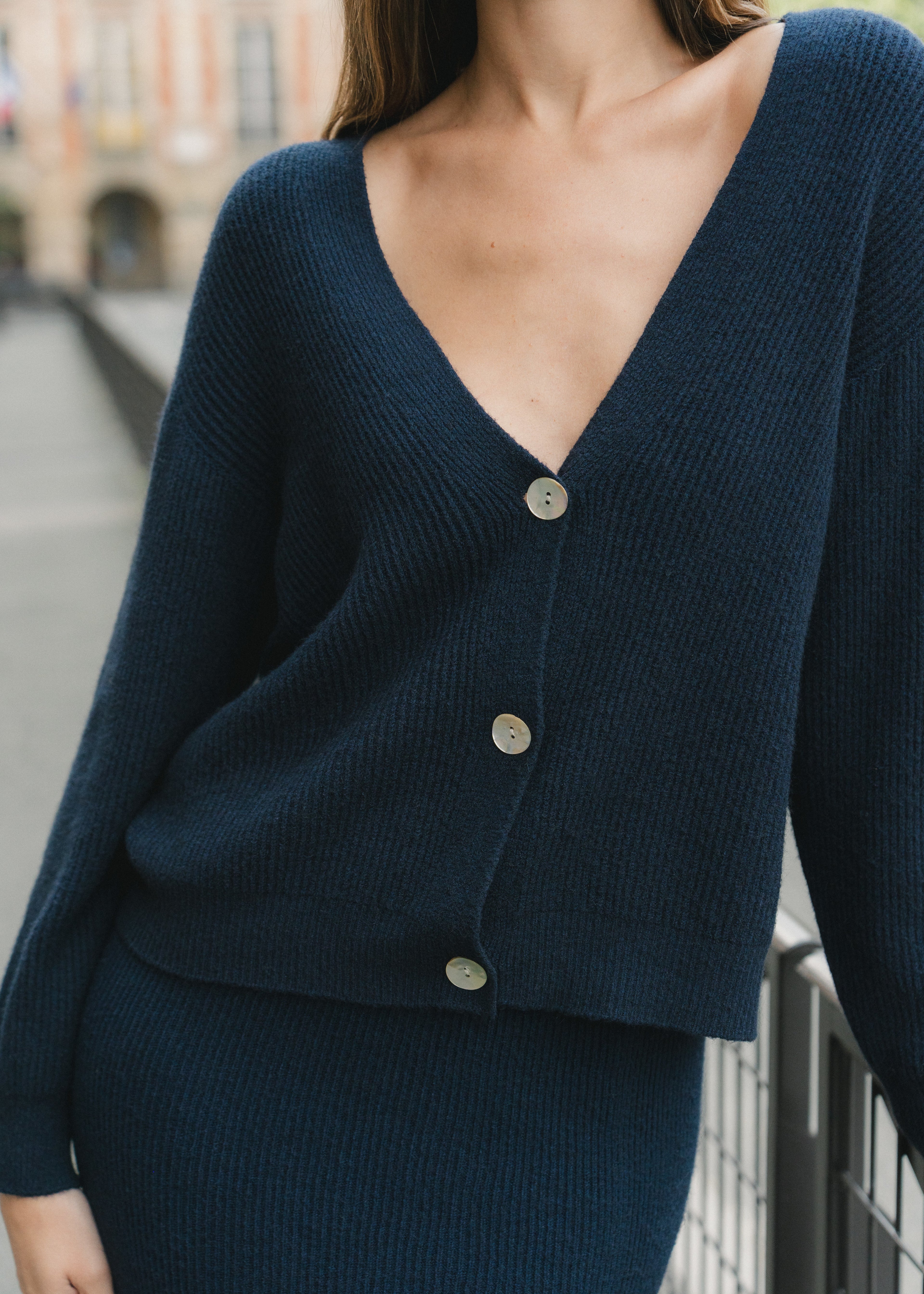 Cardigan en maille Margareth
