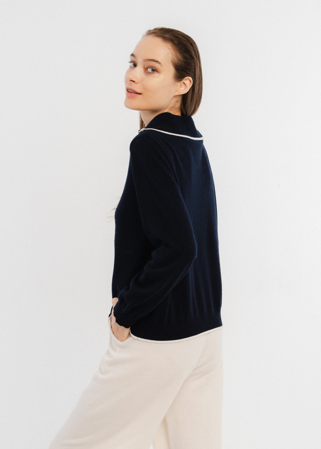 Pull en laine mérinos Marina