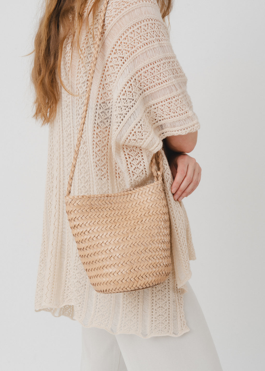 Sac en cuir tressé Peppa