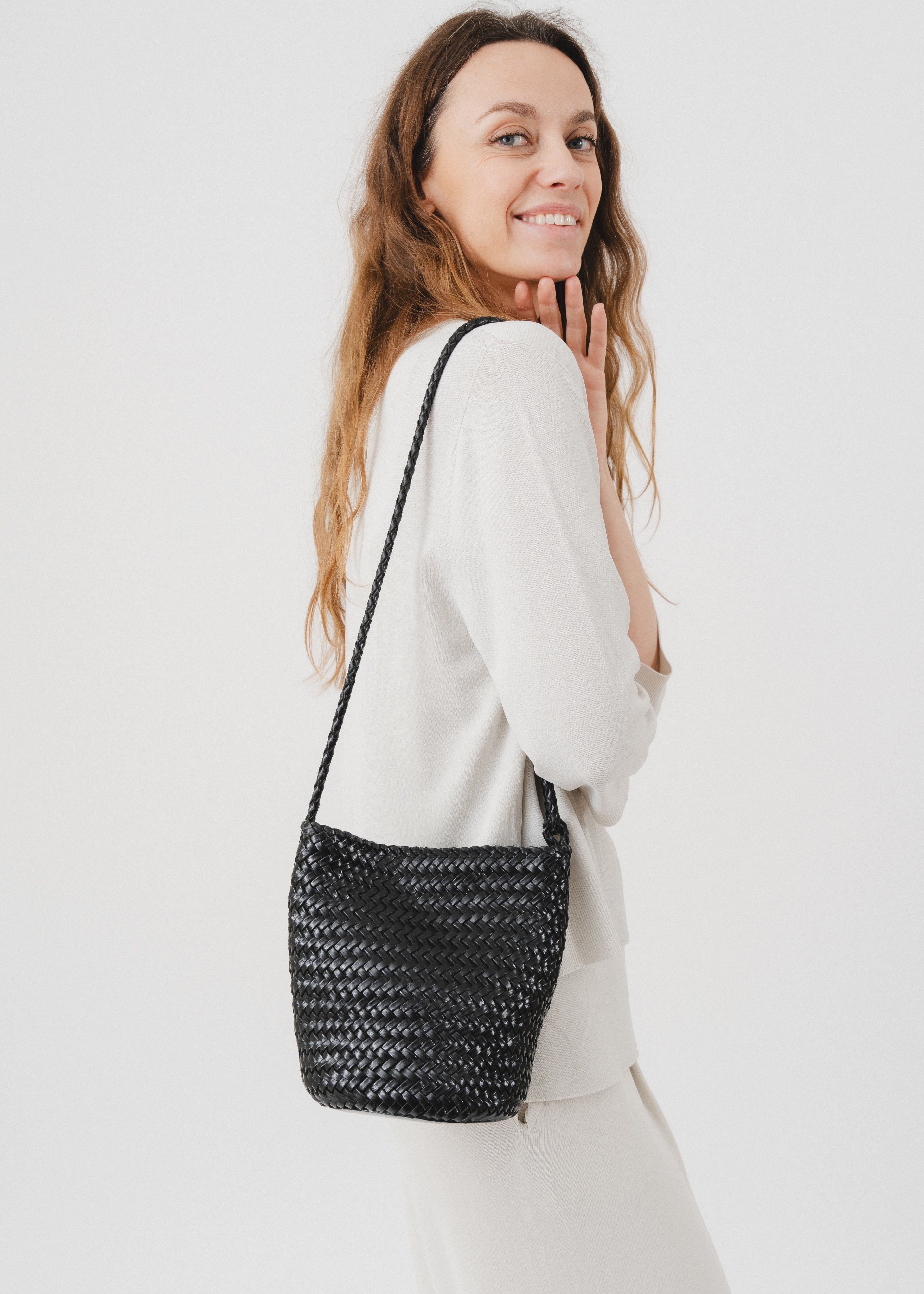 Sac en cuir tressé Peppa