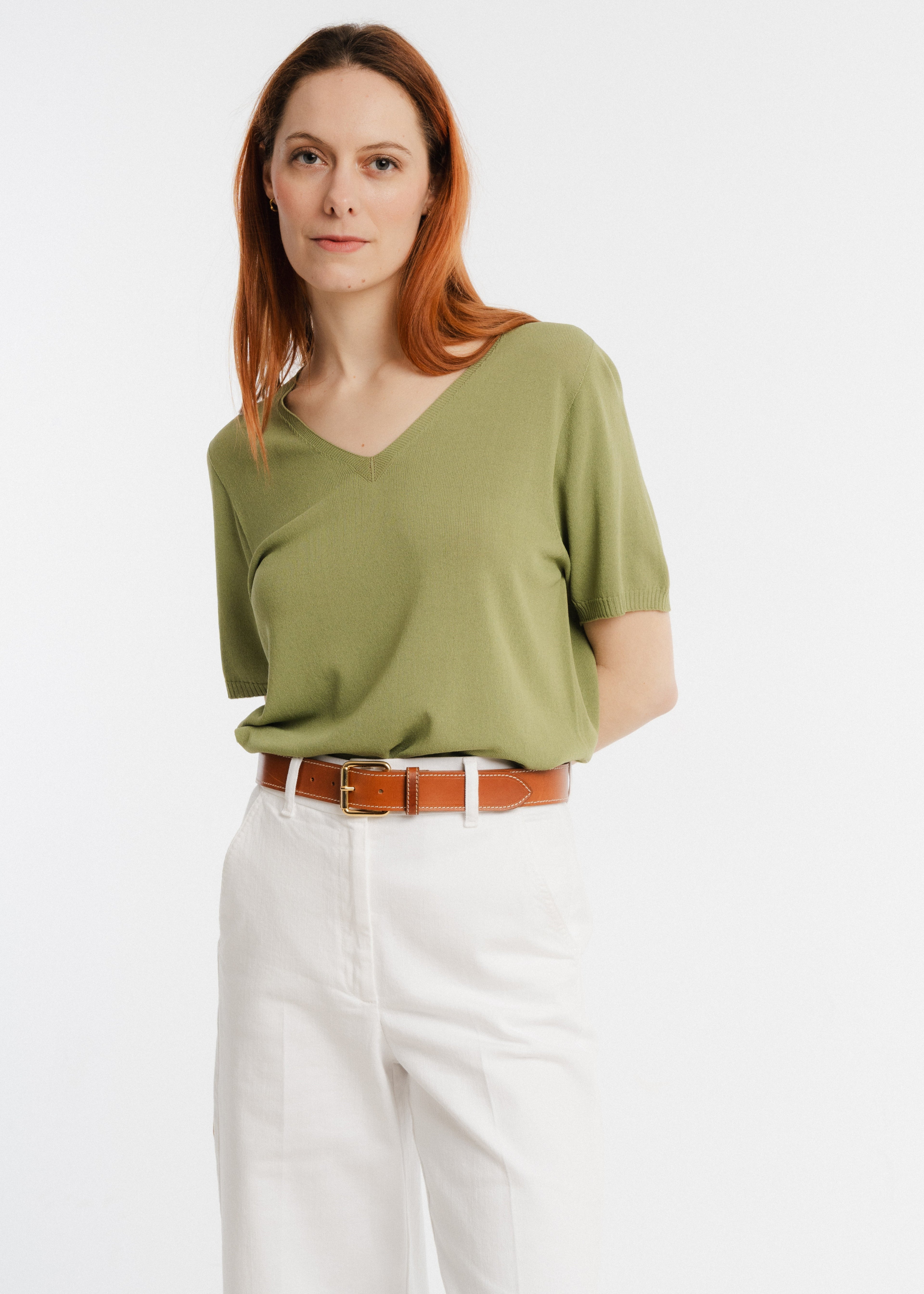 Ceinture en cuir Pierrot